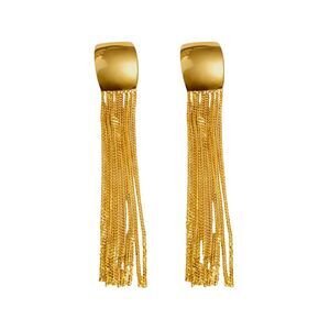 Federica Tosi Women Earrings 'Julie Long' In Gold Metal
